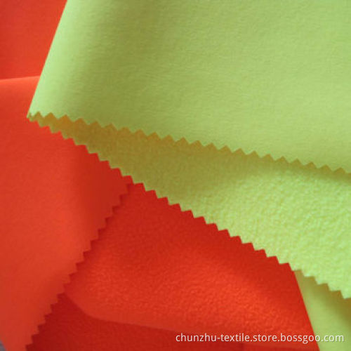 Polyester fabric with brushed, 75x150D yarn count